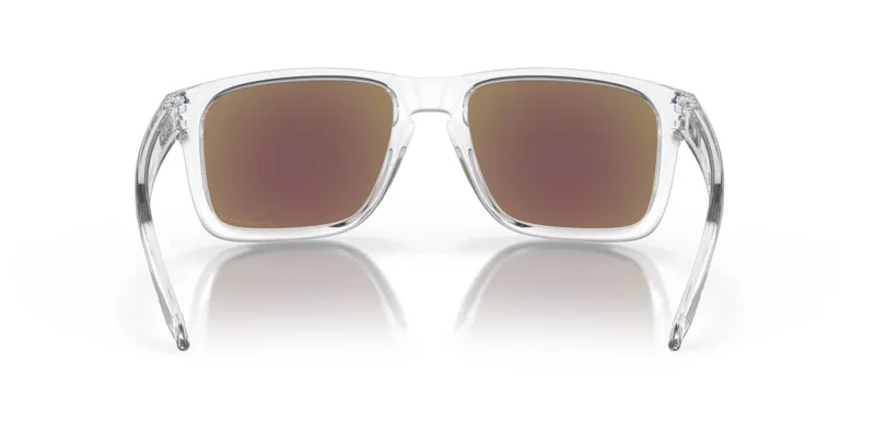 Oakley Holbrook XL in Polished Clear Frame with Prizm Saphire Polarized Lens-5