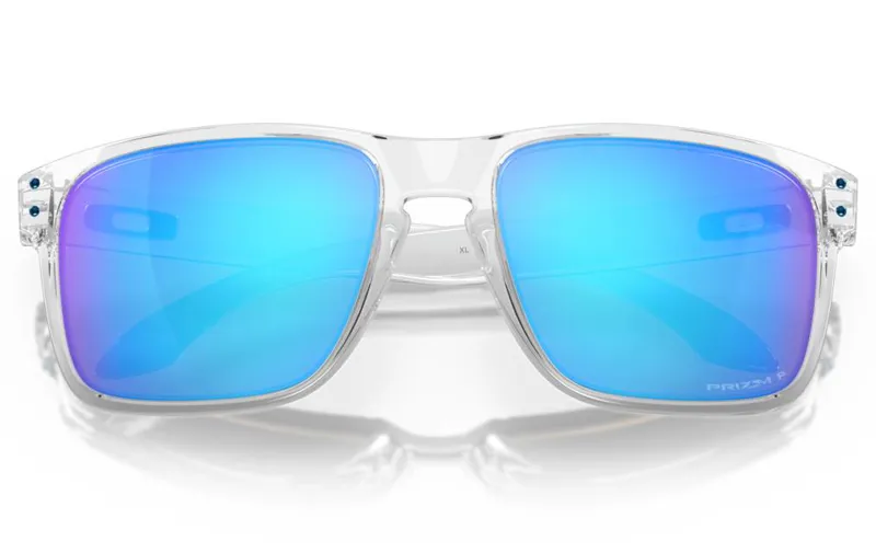 Oakley Holbrook XL in Polished Clear Frame with Prizm Saphire Polarized Lens-1