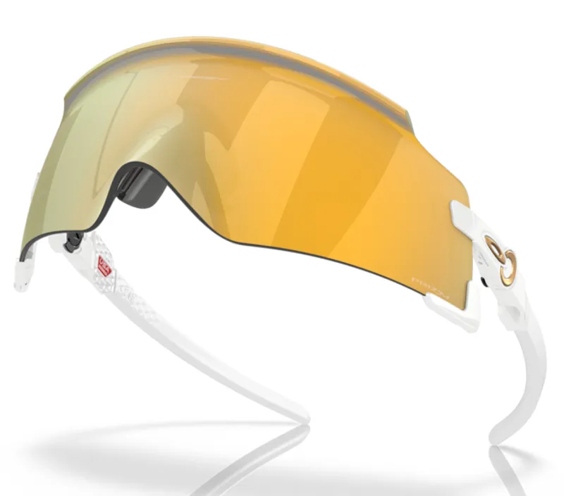 Oakley Kato in Cavendish White Frame with Prizm 24K Gold Lens-5