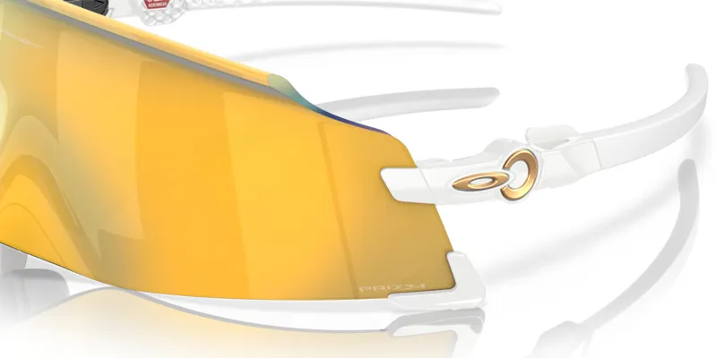 Oakley Kato in Cavendish White Frame with Prizm 24K Gold Lens-4