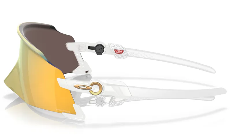 Oakley Kato in Cavendish White Frame with Prizm 24K Gold Lens-7