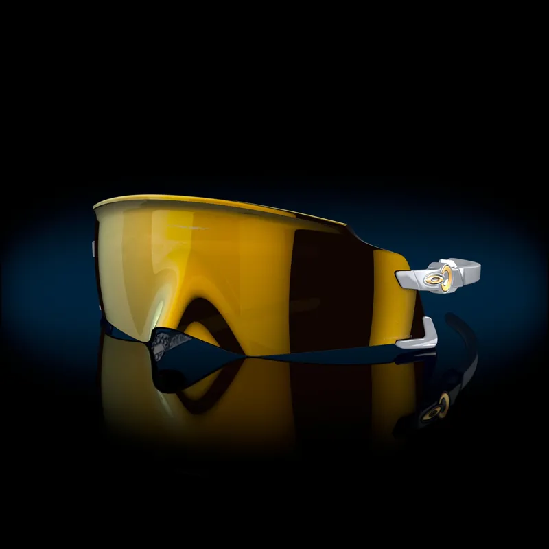 Oakley Kato in Cavendish White Frame with Prizm 24K Gold Lens-8