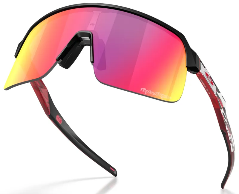 Oakley Sutro Lite  TLD in Troy Lee Designs Matte Black with Prizm Road Lens-3