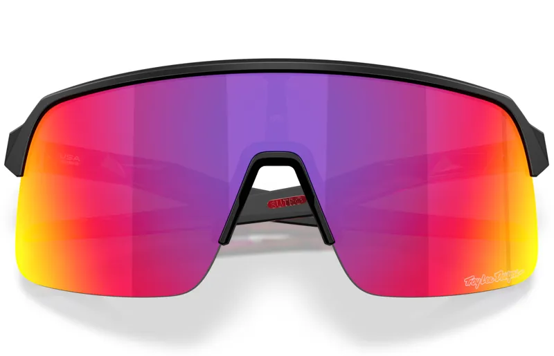 Oakley Sutro Lite  TLD in Troy Lee Designs Matte Black with Prizm Road Lens-5