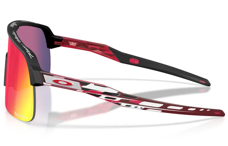 Oakley Sutro Lite  TLD in Troy Lee Designs Matte Black with Prizm Road Lens-2