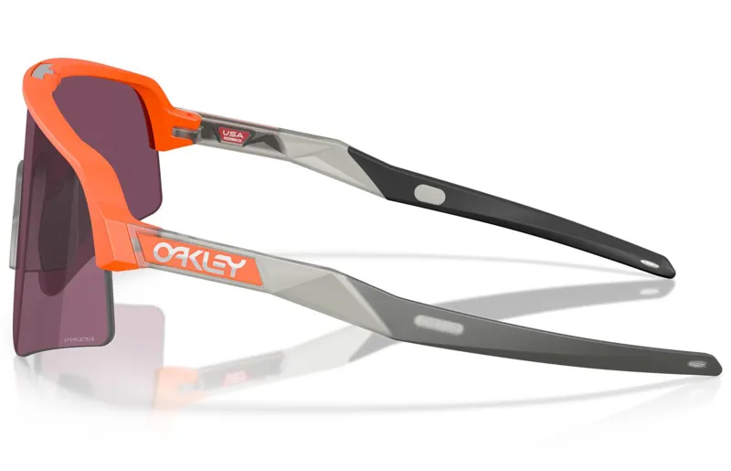 Oakley Sutro Lite Sweep in Matte Neon Orange with Prizm Road Black Lens-1
