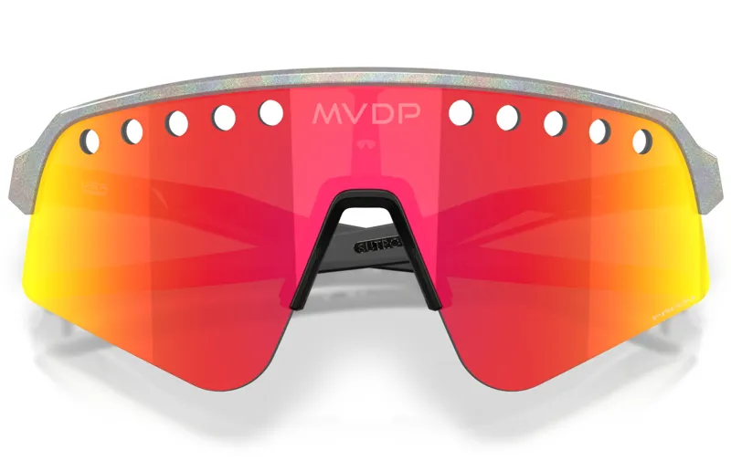 Oakley Sutro Lite Sweep Mathieu Van Der Poel MVDP in Space Dust with Prizm Ruby Vented Lens-4