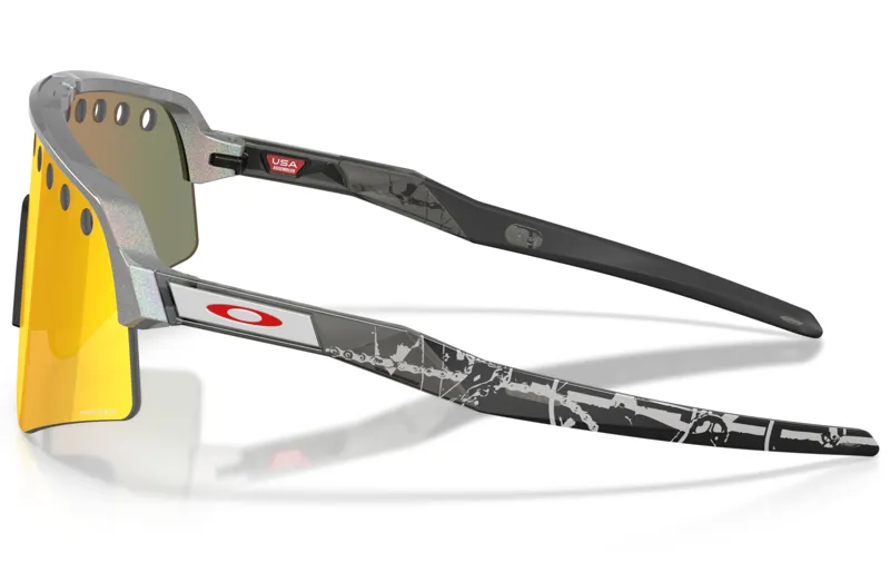 Oakley Sutro Lite Sweep Mathieu Van Der Poel MVDP in Space Dust with Prizm Ruby Vented Lens-2