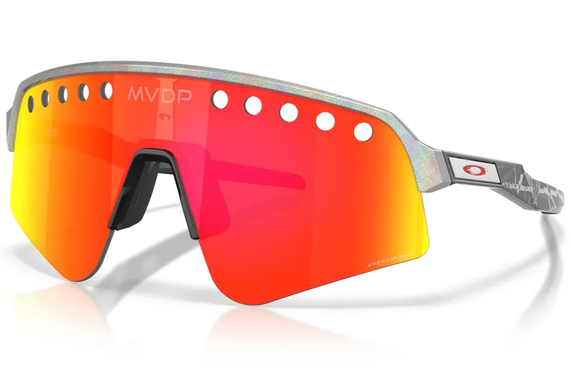 Oakley Sutro Lite Sweep Mathieu Van Der Poel MVDP in Space Dust with Prizm Ruby Vented Lens