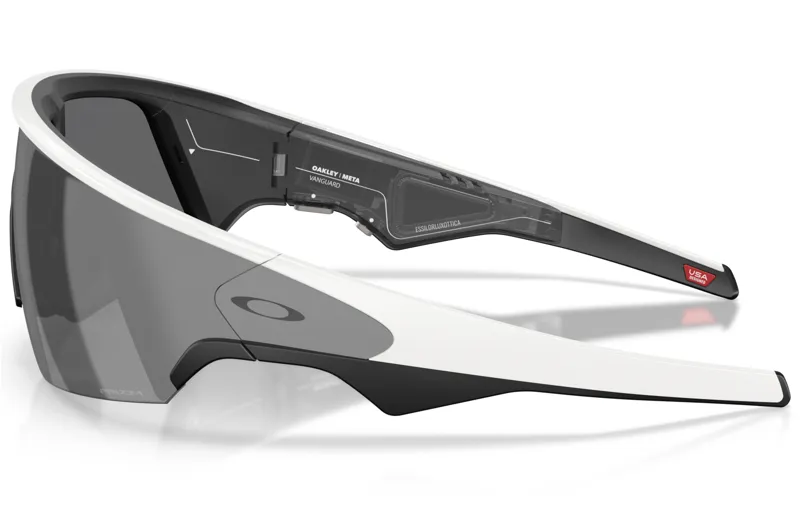 Oakley Meta Vanguard in White Frame with Prizm Black Lens-3