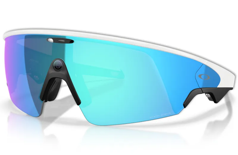 Oakley Meta Vanguard in White Frame with Prizm Saphire Lens