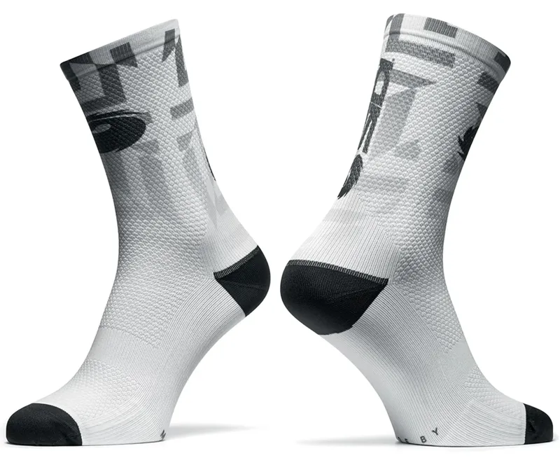 Sidi Fun 17cm Socks in White Grey size 41-46