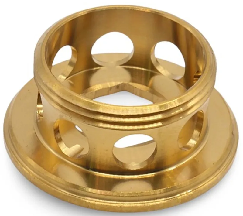Framesandgear Titanium Crank Arm Cover Bolt in Gold-2