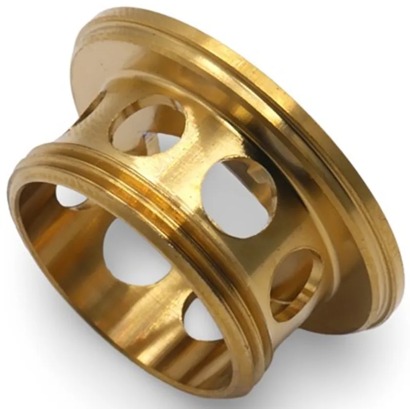 Framesandgear Titanium Crank Arm Cover Bolt in Gold-1