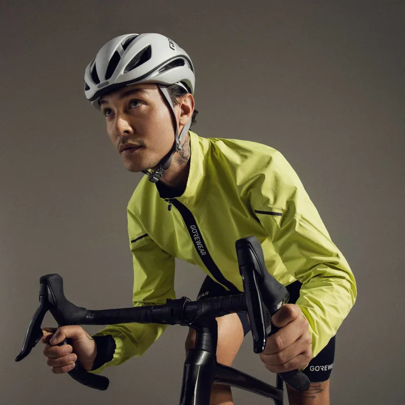 Gore Spinshift GTX Mens Jacket in Lime Yellow-3