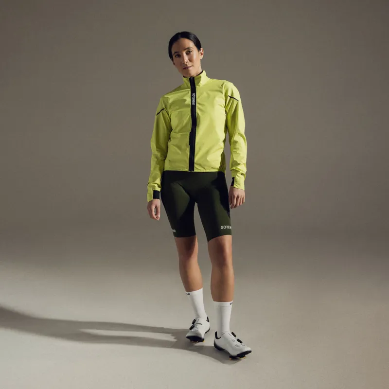 Gore Spinshift GTX Womens Jacket in Lime Yellow-3