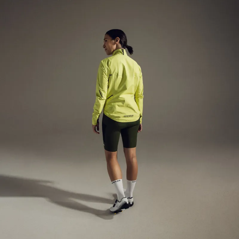 Gore Spinshift GTX Womens Jacket in Lime Yellow-6