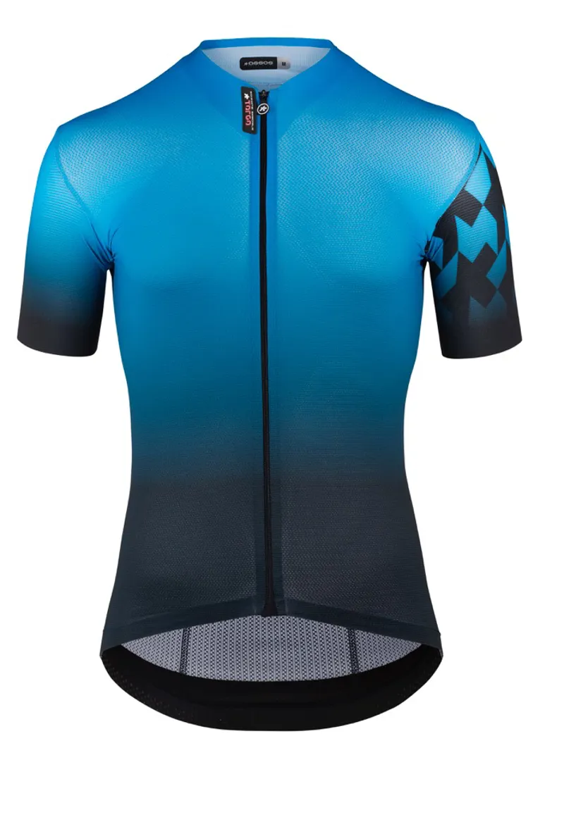 Assos Equipe RS Short Sleeve Jersey S9 Targa in Cyber Blue size Medium