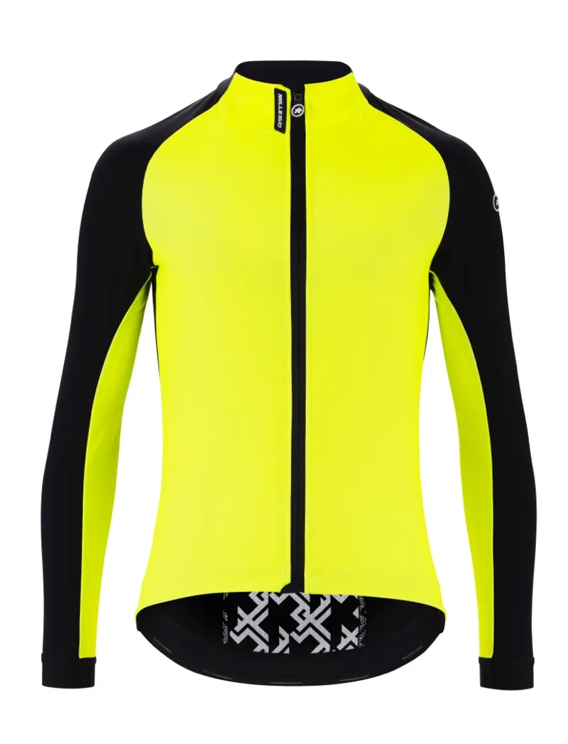 Assos Mille Gt 3/3 Jacket Evo in Fluro Yellow size Medium