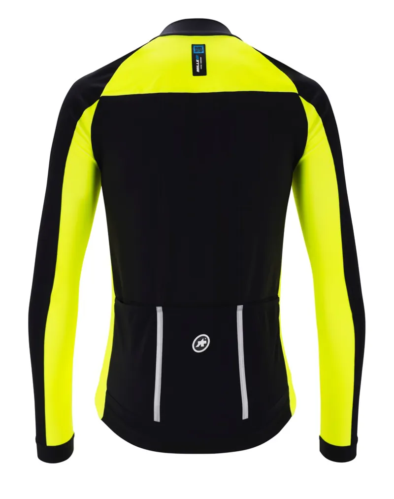 Assos Mille Gt 3/3 Jacket Evo in Fluro Yellow size Medium-2