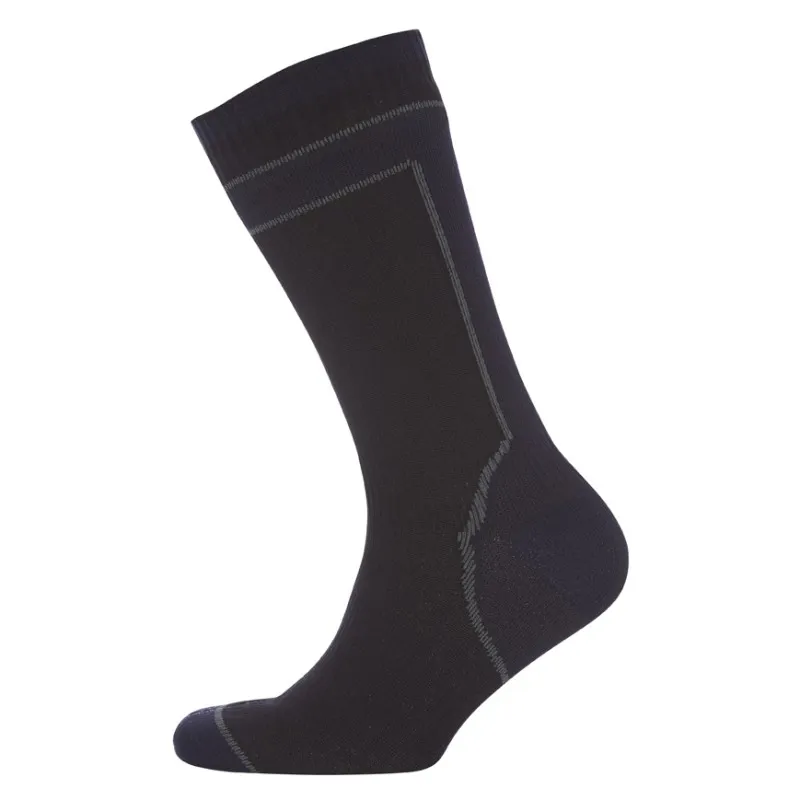 SealSkinz Mid Weight Mid Length Sock with Hydrostop size XL