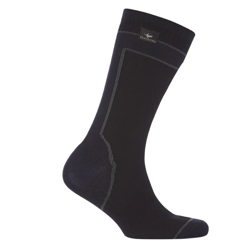 SealSkinz Mid Weight Mid Length Sock with Hydrostop size XL-1