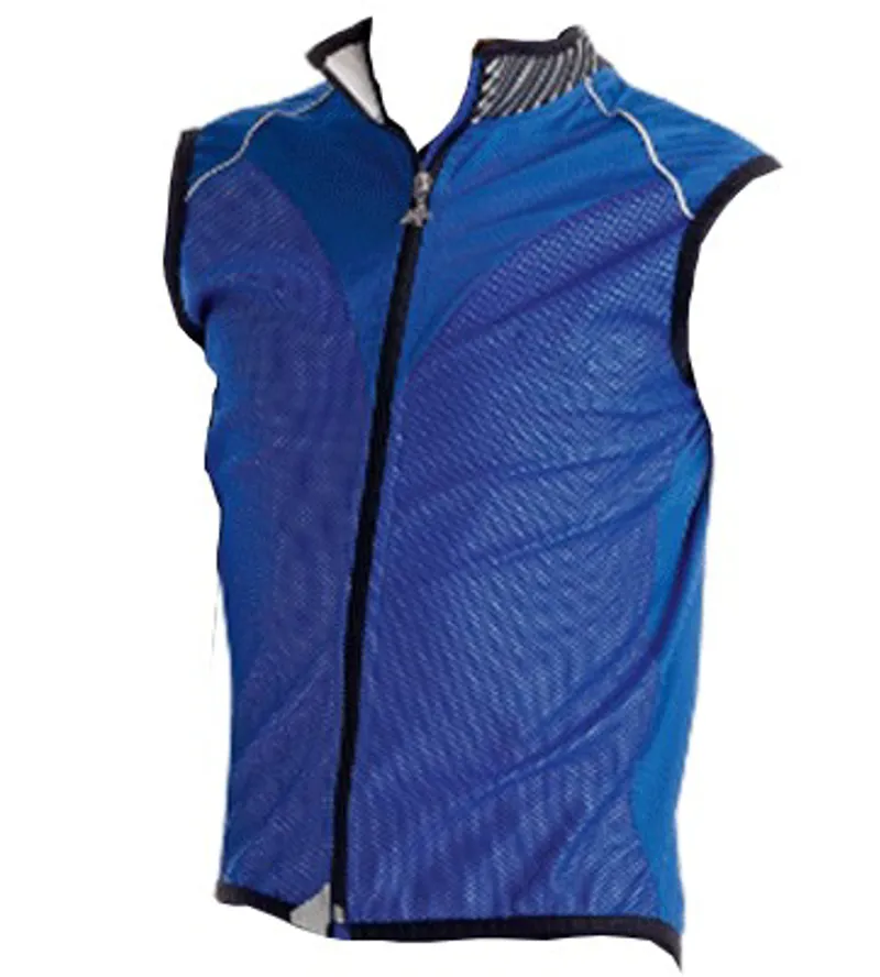 Assos Shells Element Zero Gilet in Blue size Large