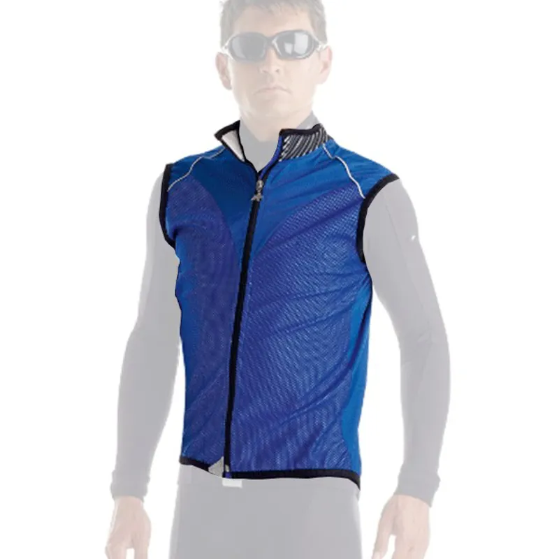 Assos Shells Element Zero Gilet in Blue size Large-2