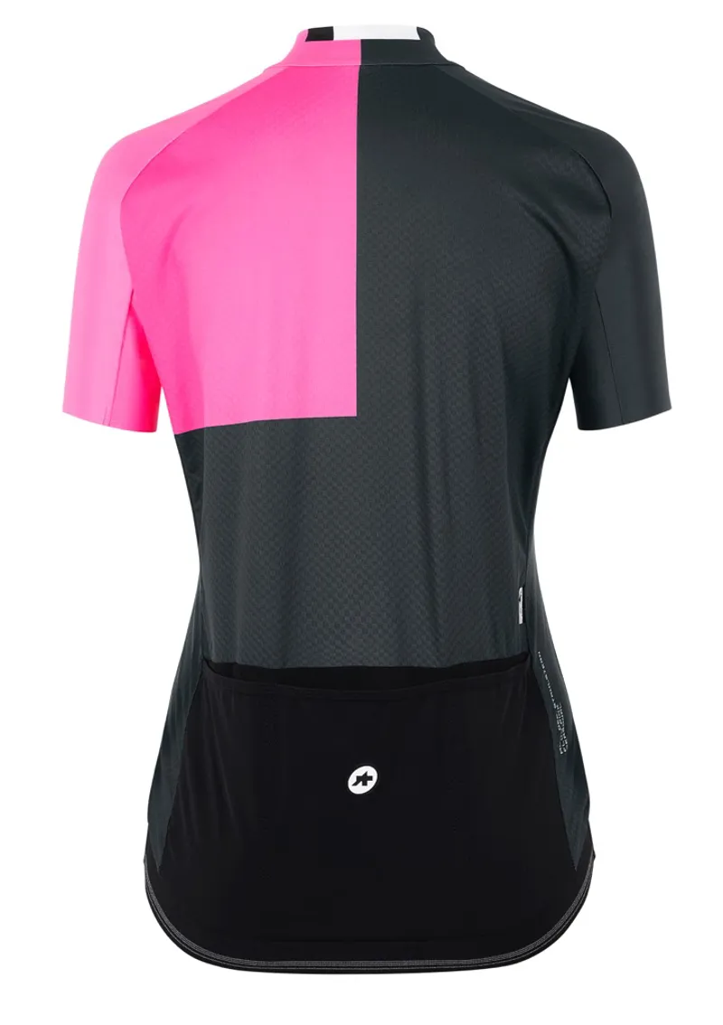 Assos Uma GT Stahlstern C2 Evo Womans Jersey in Fluro Pink size Medium-2