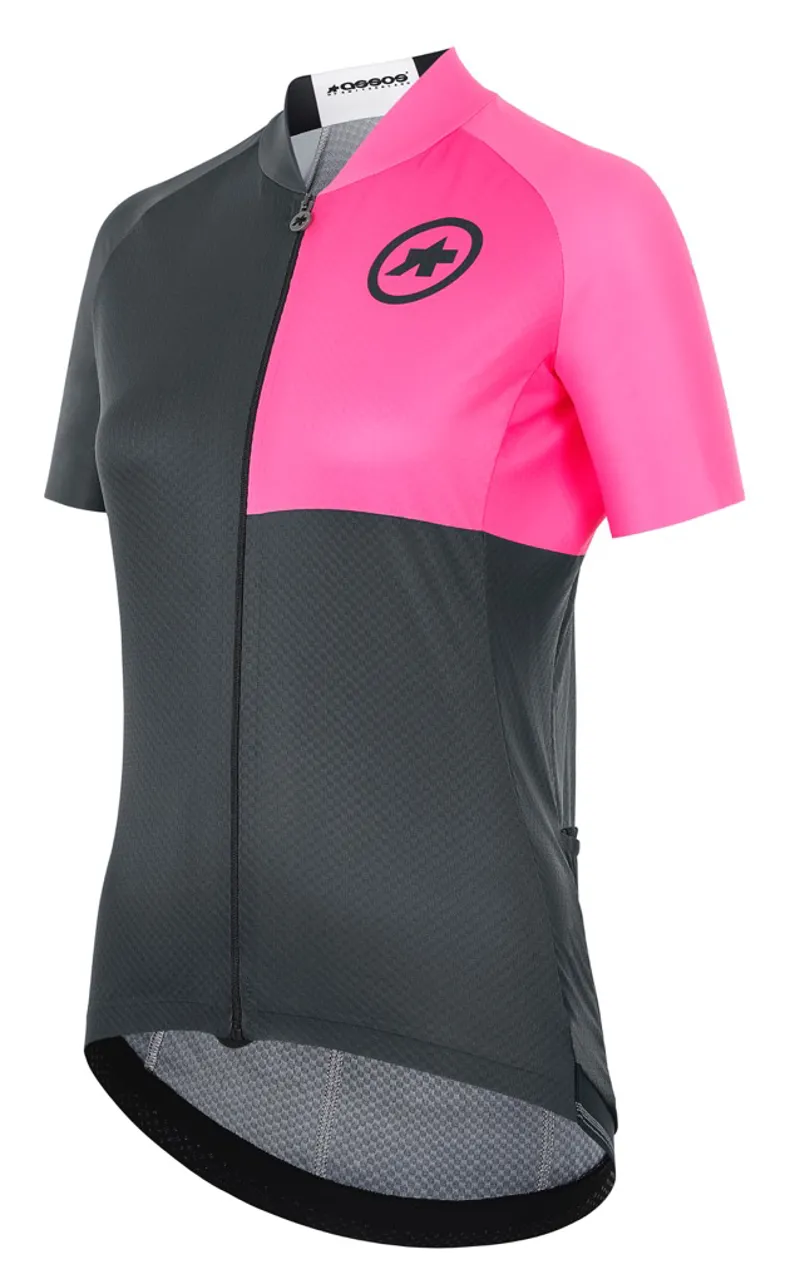 Assos Uma GT Stahlstern C2 Evo Womans Jersey in Fluro Pink size Medium-1