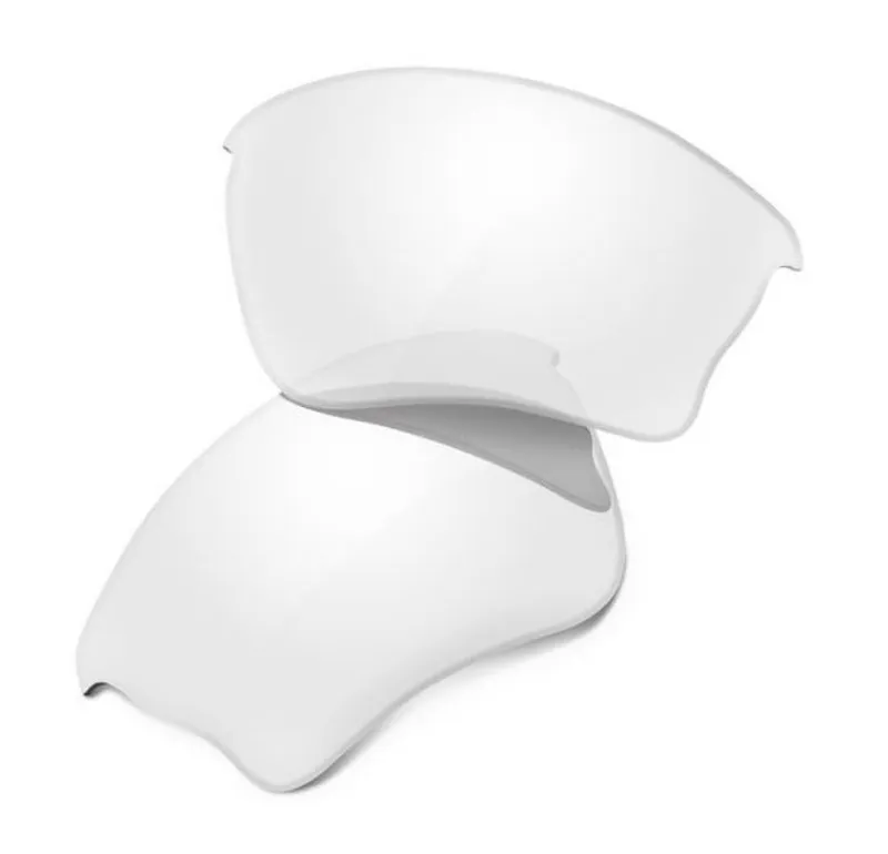 Oakley half sales jacket clear lenses