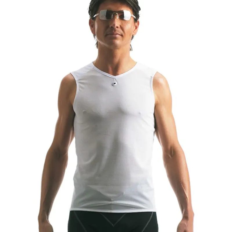 Assos Body Isulator Hot Summer Baselayer in White-1