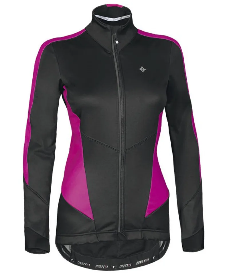 Specialized Womens SL Expert Winter Partial Jacket Black/Fuchsia