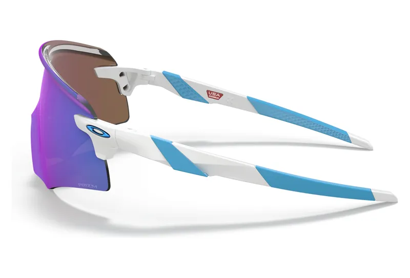 Oakley Encoder In Polished White Frame with Prizm Sapphire Lens-3