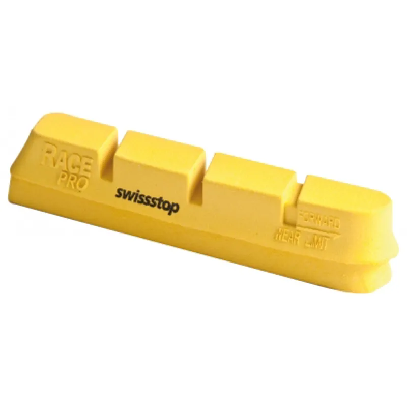 SwissStop RacePro Campagnolo Yellow King Caliper Inserts in Yellow
