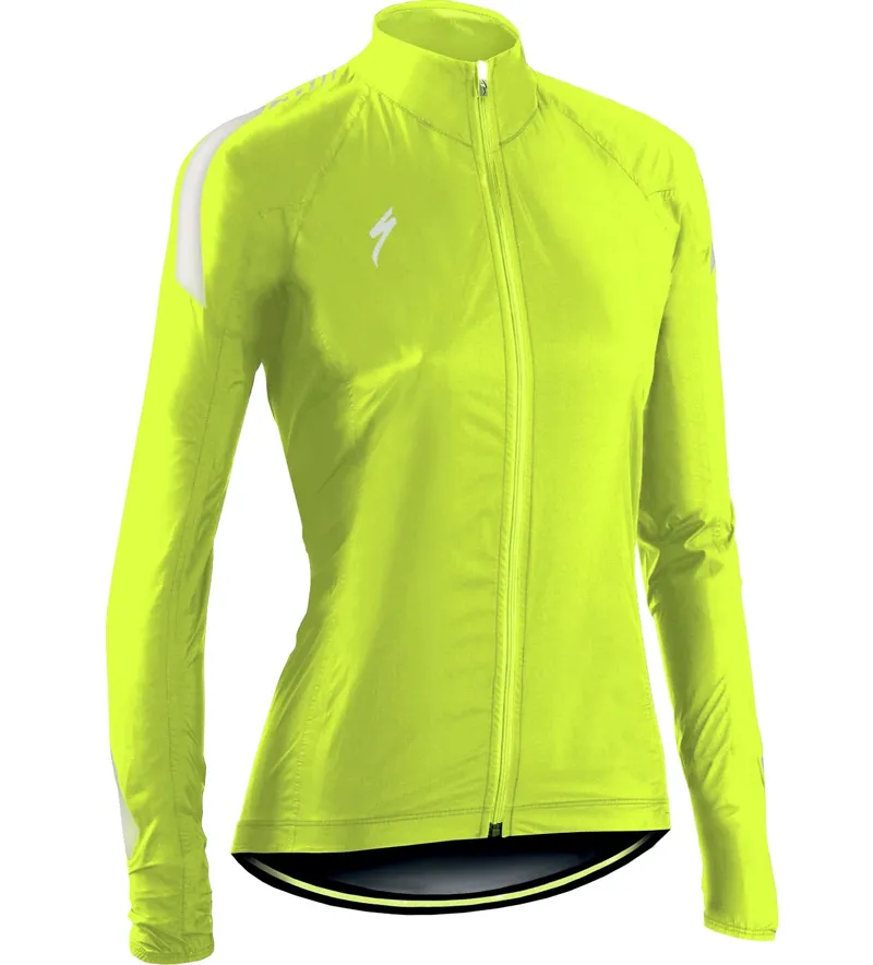 Specialized Deflect RBX Elite Hi-Vis Womens Rain Jacket in Yellow