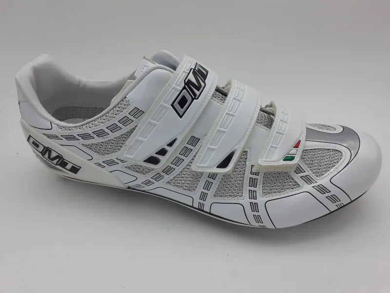 DMT Radial Carbon Road Shoe in White Silver Shop Soiled