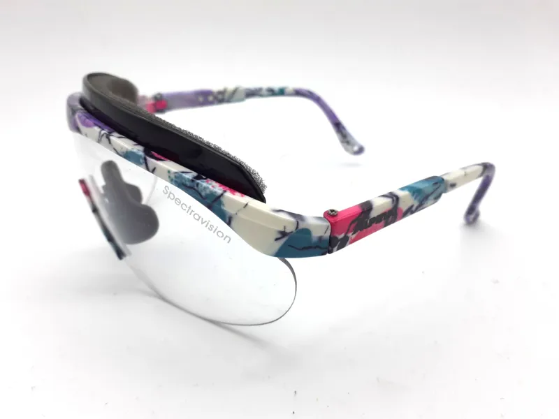 Alpina Ace Spectravision Retro Sunglasses with Clear Lens NOS