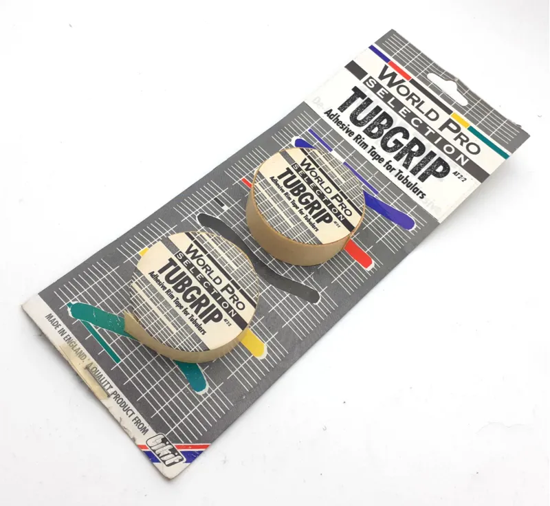 World Pro Selection Tubgrip Adhesive Rim Tape for Tubulars Shop Soiled