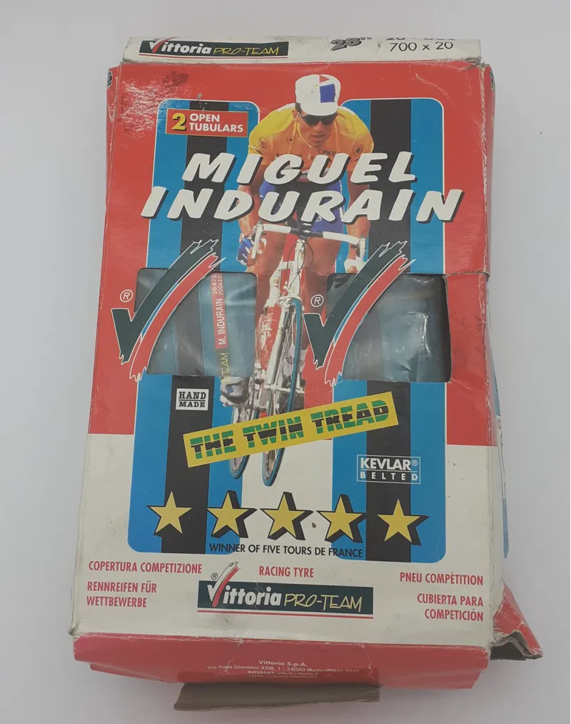 Vittoria Pro Team 5 Star Miguel Indurain Green Clincher Pair of 20c Tyres-4