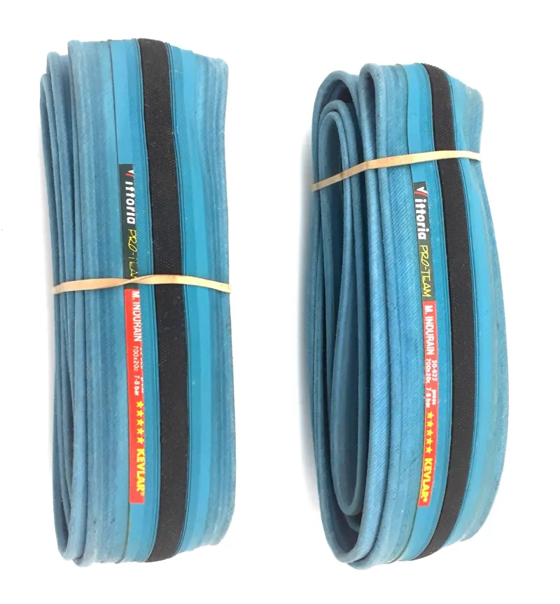 Vittoria Pro Team 5 Star Miguel Indurain Green Clincher Pair of 20c Tyres