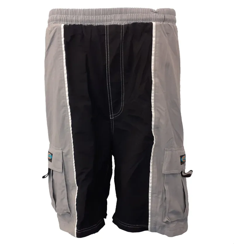 Lusso Spandura Padded Baggy Cycling Shorts in Grey size XXL