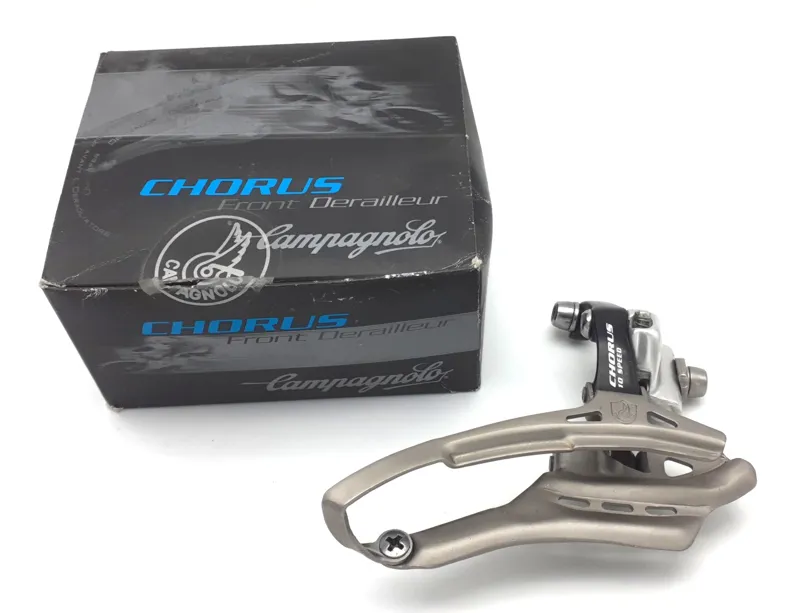 Campagnolo Chorus 10 Speed Braze-On Triple Front Derailleur NOS-1