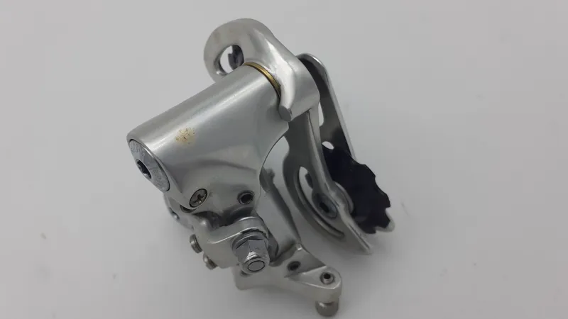 Campagnolo Croce d'Aune R010 Style 8 Speed Rear Derailleur in Silver NOS 1991 Shop Soiled-3