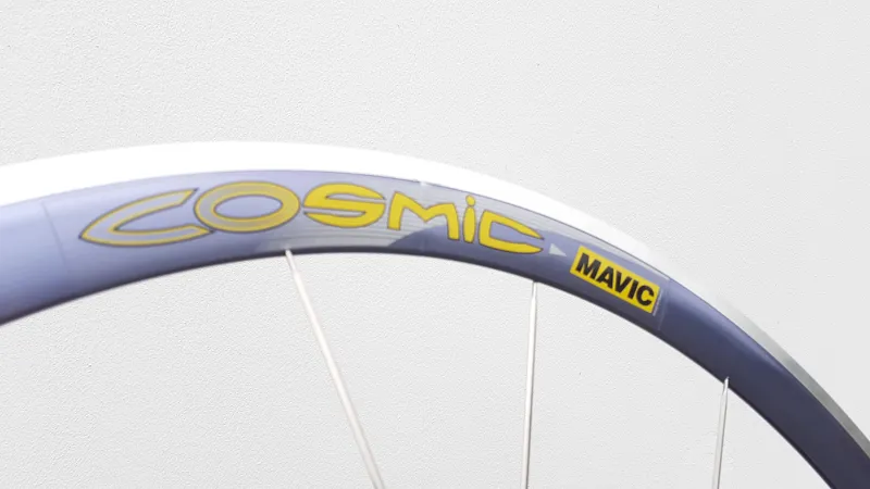 Mavic Cosmic Aero Aluminium Rear Campagnolo Compatible Tubular Rear Wheel in Blue-2