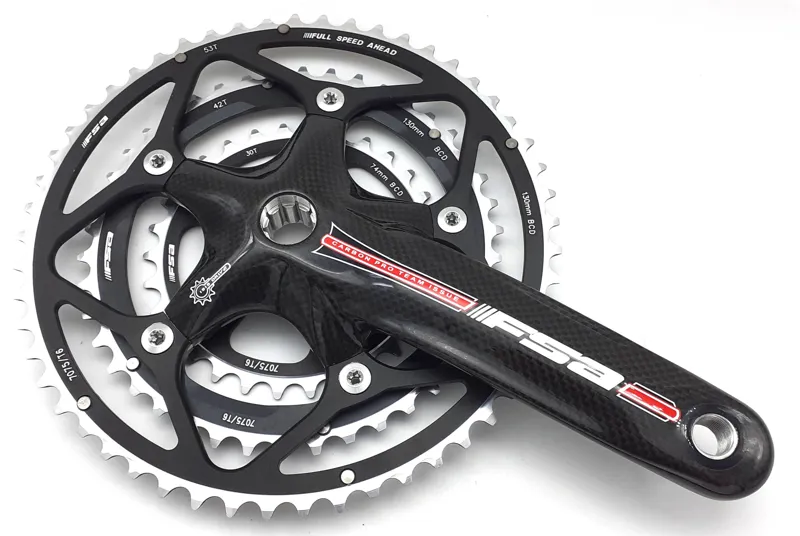 FSA Carbon Pro Team Issue Triple 10 Speed 170mm ISIS Crankset