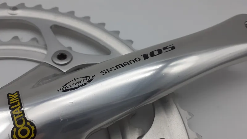 Shimano 105 5502 53/39 170mm Octalink Chainset in Silver Shop Soiled-1