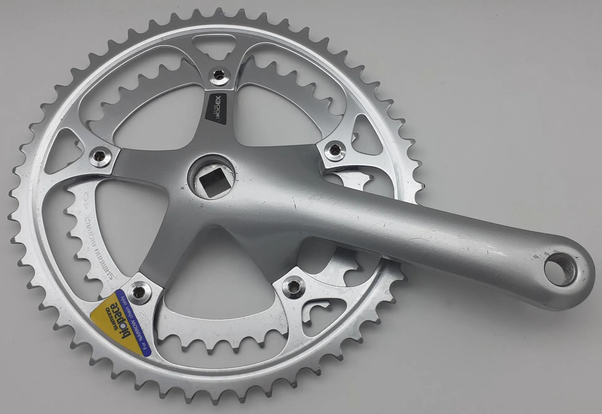 Chain Ring Biopace Crank Shimano Exage 300EX With 52/40T Biopace