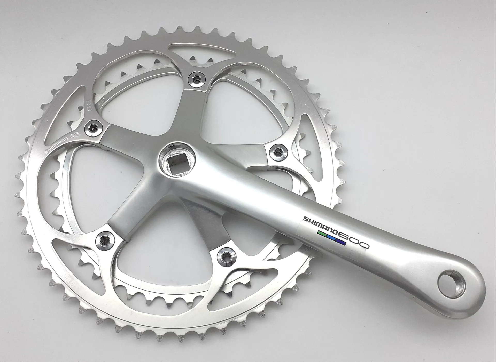 Jeu De Manivelles Vintage Shimano 600 Ultegra FC-6400, 172,5 Mm, 130 BCD, Double Plateau, Occasion