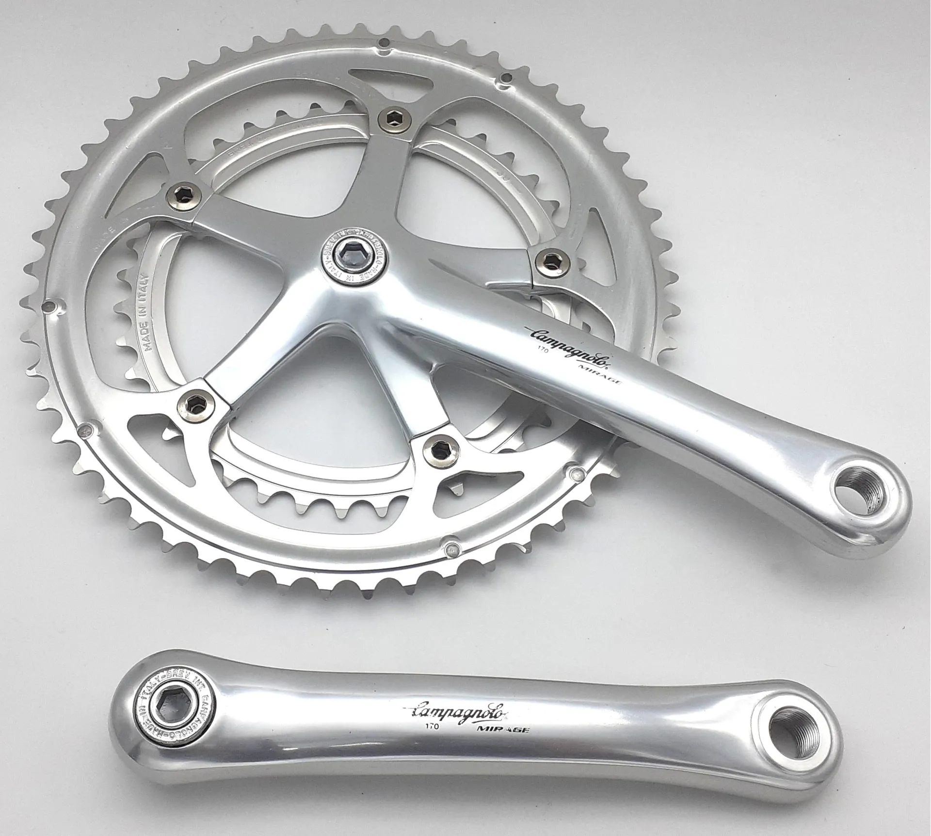 Groupe Campagnolo Record 10 Vitesses Pour Triple Plateaux - Carbone Noir